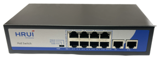 سویچ 8 کانال POE اچ ار یو ای HRUI HR901-AF-821GNS UPLINK-GIG